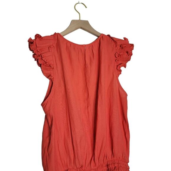 Do + Be Ruffle Sleeveless Blouse Top Size Small - Picture 4 of 6